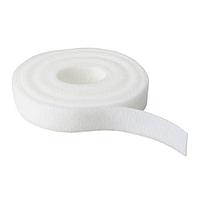 HellermannTyton GT.75X18010 Hook and Loop Ties Grip Tie Roll, 180" Long, 0.75" Wide, PA6/PP, White, 1/pkg