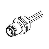 Molex 1200845108 Straight M12-RECEPT-4P-MALE-FR-M16-0.3M