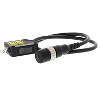 OMRON E3Z-LR81 Compact Laser Photoelectric Sensor with Built-in Amplifier (Retro-reflective, 15000 mm, PNP, M8 pigtail 4 pin)