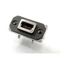 Amphenol Commercial Products MUSB-B551-041 Mini USB Type B Connectors MINI-B VERT PCB RECP