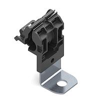 HellermannTyton 151-01937 Ratchet Clamp Ratchet P-Clamp, 0.24 - 0.54" Bundle Dia, 90 Short, 0.41" Hole Dia, PA66HIRHSUV/SS304, Black, 300/ctn