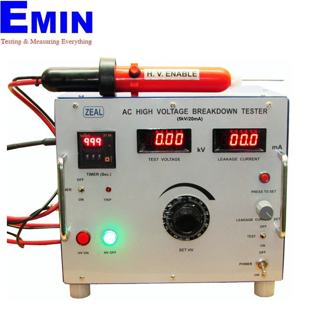 ZEAL ZMHV5A100 AC High Voltage Breakdown Tester (5kV/100mA)
