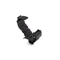 HellermannTyton 151-04076 Clamps Soft-Grip Ratchet O-Clamp, Oval Fir Tree Mount, 0.61 - 0.79" Bundle Dia, PA66HIRHSUV/TPE, Black, 1000/ctn