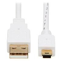 Tripp Lite U030AB-003-WH USB Cables / IEEE 1394 Cables 3FT USB A/MINIB5PIN ANTIBCCBL