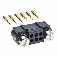 Harwin M80-5630805 Power to the Board 04+04 DIL MALE S/BORE REV/FJS