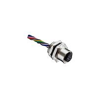 Amphenol LTW M12A-03PFFC-SH8CA0 Sensor Cables / Actuator Cables M12 Circular Metric Connector, A Code, Metal, 4A, 03 pins, Female Connector, Female Contact, Hexagonal, Screw Thread, Crimp, Receptacle With Cable/Wire, Length 1000mm, IP68 / IP69K