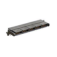 Molex 45984-1924 Power to the Board EXTreme LPH-Power Receptacle Header, Right Angle, 10 Power Contacts, Select Gold (Au) Plating, for 2.36mm (.093") Thick PC Board with Guide and Press-fit Plastic Pegs