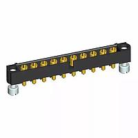 Harwin M80-5000000M3-10-331-00-000 Power to the Board 10 Pos. Male SIL Vertical Throughboard Conn. Jackscrews