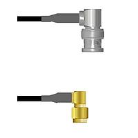 Amphenol Custom Cable Q-0D0340003048i RF Cable Assemblies BNC-RP/SMA-RP G174 48I