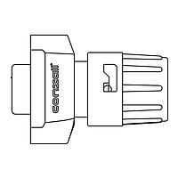 CONXALL W7C82-6PG-P-300 Connectors PosLck Pnl Mnt#16#22 Sdr Cont6MPins 300