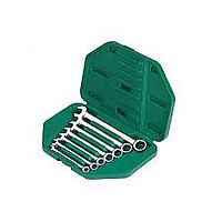 SATA 09024 Double Ratcheting Combination Wrench Set (07pc)