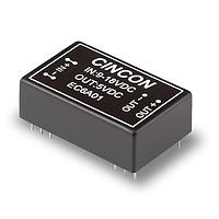 Cincon EC6A23S Isolated DC-DC Converter, 7.5 Watt, 2:1 Input Range, 36-72VDC Input, 15VDC Output, SMD 1.25x0.80x0.45"