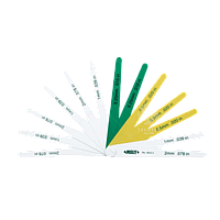 INSIZE 4623-5 Plastic feeler gauge (0.25 – 5.00 mm)