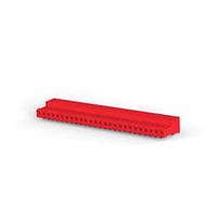 AMP Connectors - TE Connectivity 5-641237-6 Receptacle Assembly 26P MTA100 ASSY RED 30AU 23188