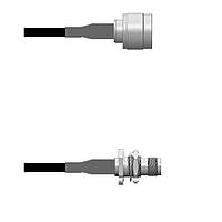 Amphenol Custom Cable Q-2N04K0008084i RF Cable Assemblies N-SP/TNC-SJ RG58 84I