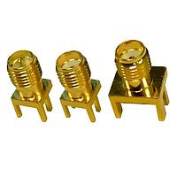 RF Solutions CON-SMA-EDGE-SRP PCB Connectors SMA Female PCB Edge Mount Rev Polarity