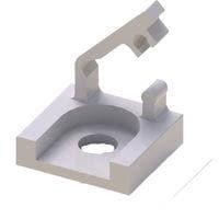 Essentra Components MWSLTB-1-19 Micro Wire Saddle Locking Top Micro Wr Sdl,Screw/Rvt Mnt,Natural