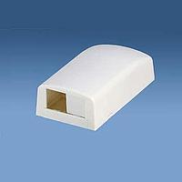 Panduit CBX2EI-AY Wire Ducting & Raceways Surface Mount Box 2 Port Electric Ivor