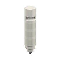 Banner Engineering TL503AOSIKCQ Tower Lights TL50 Pro Tower Light with IO-Link Sealed Omnidirectional Audible w/ Intensity Adjust, Standard Gray Housing: 3-Segment; Voltage: 18-30 V dc; Environmental Rating: IP67; Colors: Multicolor; 4-pin M12 Integral QD