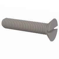 Essentra Components 50M050080H025 Slotted Countersunk 90 Slotted CSK Screw, M5 X .8 Thread, 25mm Lg