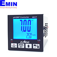 EZDO 4801P pH/ORP/Temp Controller (-2.00~16.00 pH, -1999 ~1999mV, 0~110 °C)