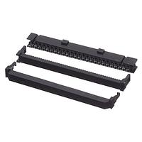 Omron Electronics XG4M-5031-T Flat Cable Connectors Socket+StrainRelief Set 50Pin 2Polar