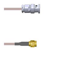 Amphenol Custom Cable Q-0J03B0005108i RF Cable Assemblies BNC-SP/SMA-SP G316 108I