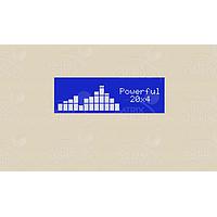 Matrix Orbital BLC2041-USB-WB PC Bay Inserts, LCD Characters 20x4 Wht Txt Blu B/G No Key w/ Beige Bkt