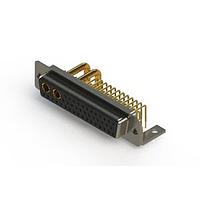 EDAC 630-43W2650-3NC Mixed Contact D-Sub Connectors Right-angle Power Combo D-Sub Connector