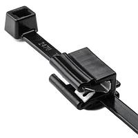 HellermannTyton 156-00540 Serrated, Inside T50REC5B BLK HS TIE&HIRHS CLIP