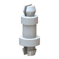 Essentra Components MSPS-8-01 PCB Support CB Spt,Mini,Natural,1/2 in Spc