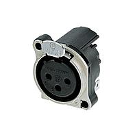 NEUTRIK NC3FBH2 Receptacles 3 POS PANEL JACK XLR