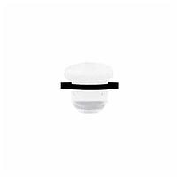 BIVAR PLW5-125-D54 Rigid Light Pipes Light Pipe, Rigid, Panel Mount (Front), White, 5mm IP54 Round Lens, Low Profile Dome Face, Diffused, .125 in.