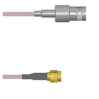 Amphenol Custom Cable Q-0303B0005024i RF Cable Assemblies BNC-SJ/SMA-SP G316 24I