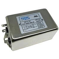 Adam Tech PLF-22D6-20A-Q Power Line Filters EMI/RF Line Filter, 115/250VAC 20A, medium outline, chassis mount
