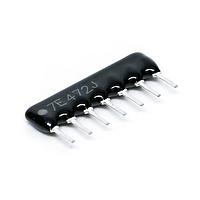 AMP Connectors - TE Connectivity SIL07E472J Networks SIL 7PIN 6RES 4K7 5%