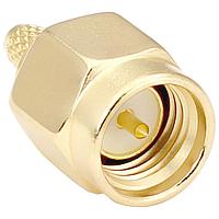 Linx Technologies - TE Connectivity CONSMA007-G Connectors SMA Male Cable End Crimp RG-174, Gold