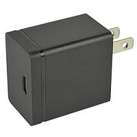 CUI Inc SWC15-S5-NB Fixed Plugs 15W 5V 3A BK NA, 2-PIN USB C 3.1