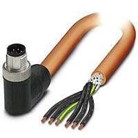 PHOENIX CONTACT 1414946 Sensor Cables / Actuator Cables 6POS Power Cable Orange 10m