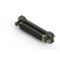 EDAC 628-025-224-017 D-Sub Connectors - Standard Density Vertical Plastic Body D-Sub Connector