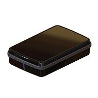 Serpac CX66DBKAGM Hand Held CX-66 Series Waterproof Pocket Enclosure with Gun Metal Seal. Three-Piece Design, Polycarbonate Plastic, Integrated Waterproof Seal, IP 65, 66, 67; NEMA 4X, 12, 13 Ratings