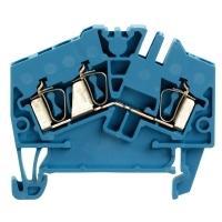 Weidmuller 1706040000 Feed Through Terminal Block ZDU 2.5-2/3AN BL