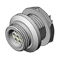Switchcraft TS2P5F20 Connectors Panel Mount, 5 P Female, Front Mount