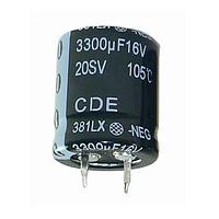 Cornell Dubilier (CDE) 381LX332M200A082 Aluminum Electrolytic Capacitors 3300uF 200V 20%