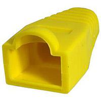 AIM-Cambridge / Cinch Connectivity Solutions 32-2900YE Boot RJ45 Modular Plug Round Boot  Yellow (50 pc bag)