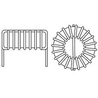 JW Miller 2214-H-RC Toroidal 150uH 15% Horizontal