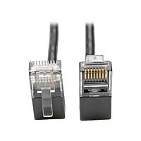 Tripp Lite N201-SR1-BK Cat 6 1FT BLCK CAT6 SLIM RT ANG CBL