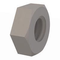 Essentra Components 0425020HJN Jam Nut Hex Jam Nut, 1/4-20 Thread, .158 Height