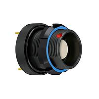 ODU GC1WCM-P17UM00-000L Receptacle HD PM RECPT W SL, sz 1, IP6K8 / IP6K9K, 17 Contacts, C (blue) Key