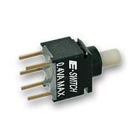 E-Switch 800USP8P1A1M7RE Pushbutton Switches Pushbutton, SPDT , On-(On), Through Hole, Right Angle, Vertical, White, IP67